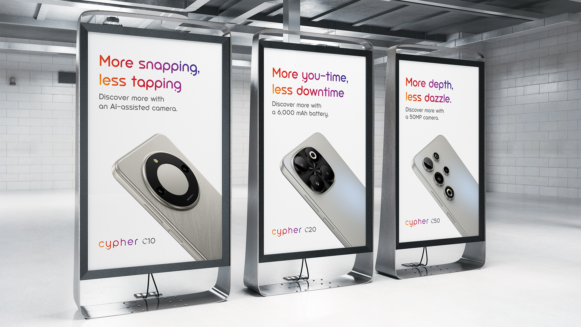 Cypher smartphone billboard campaign