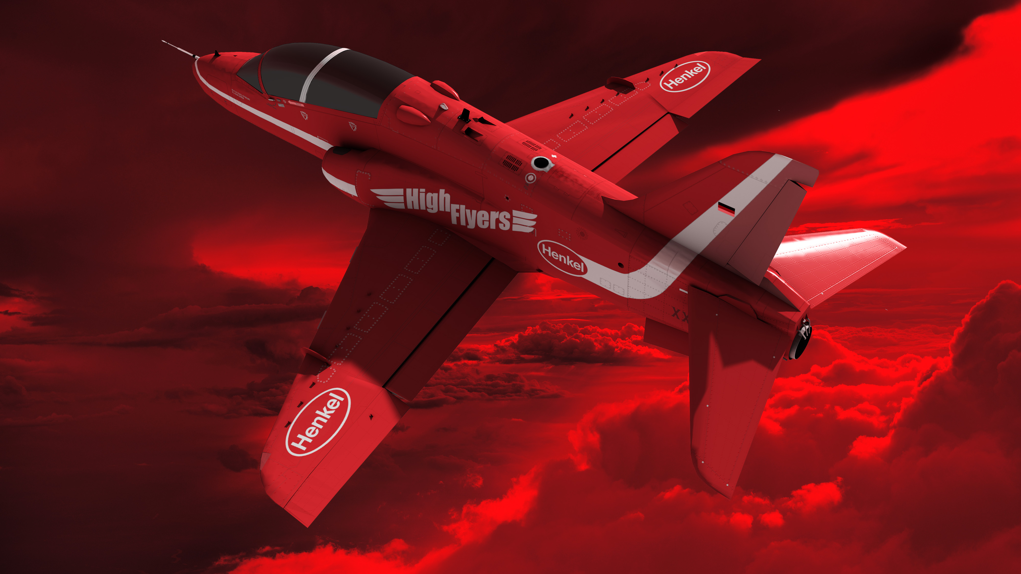 Flying Higher event branding