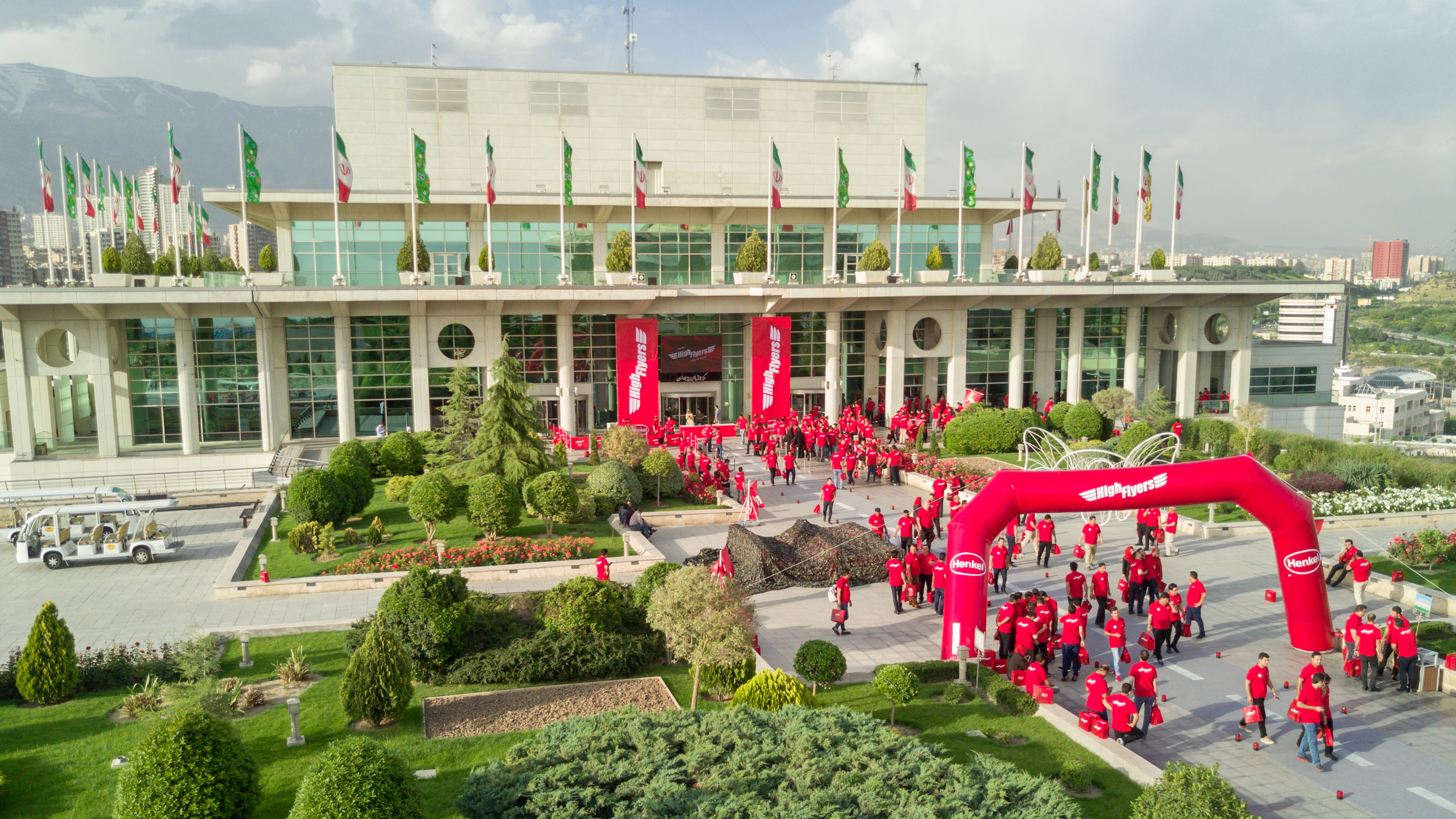 Henkel Flying Higher conference environment