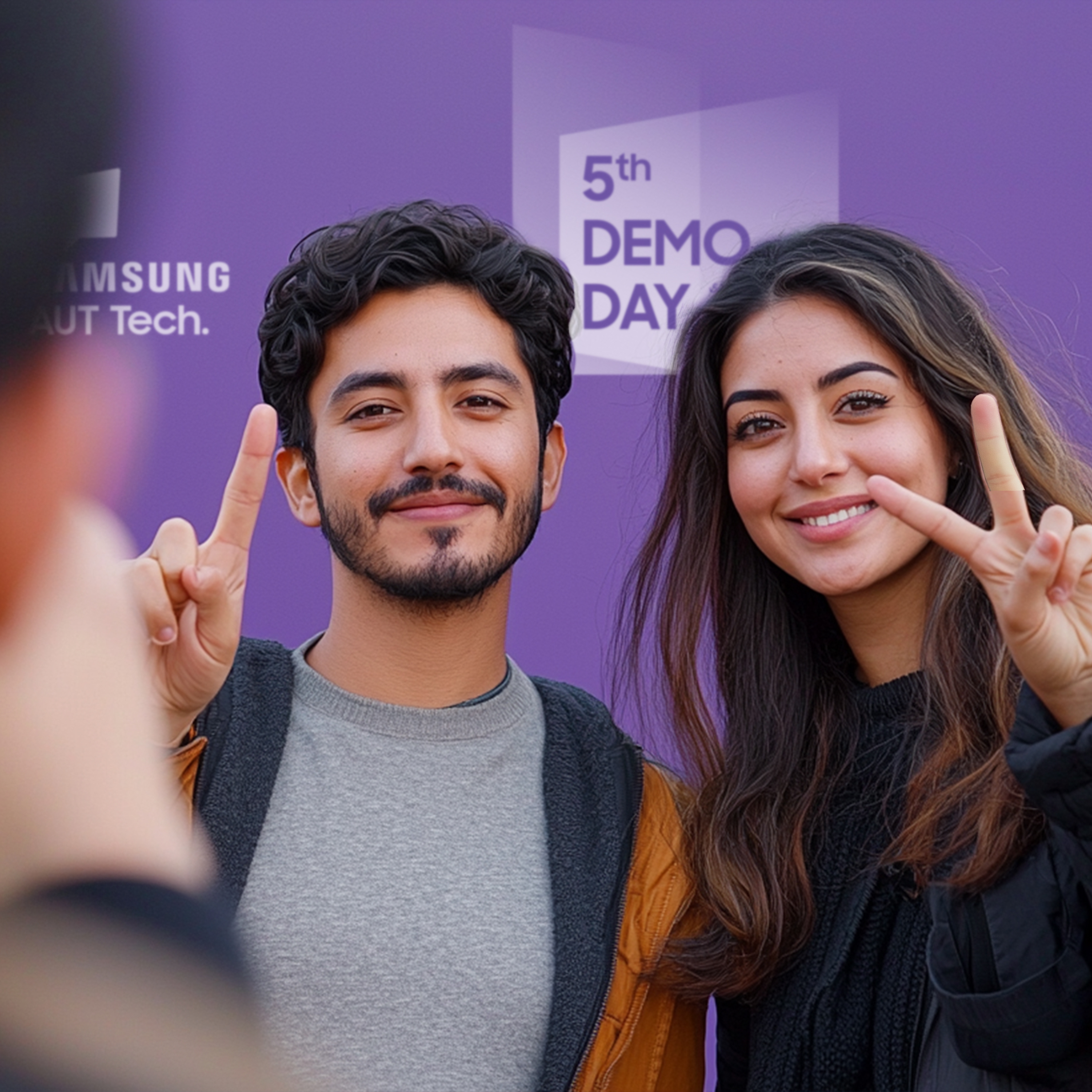 Samsung AUT Tech Demo Day participants